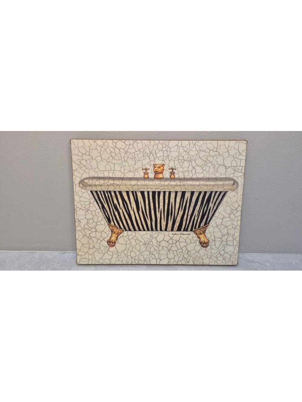 Marco Fabiano "Zebra Tub" Wall Art